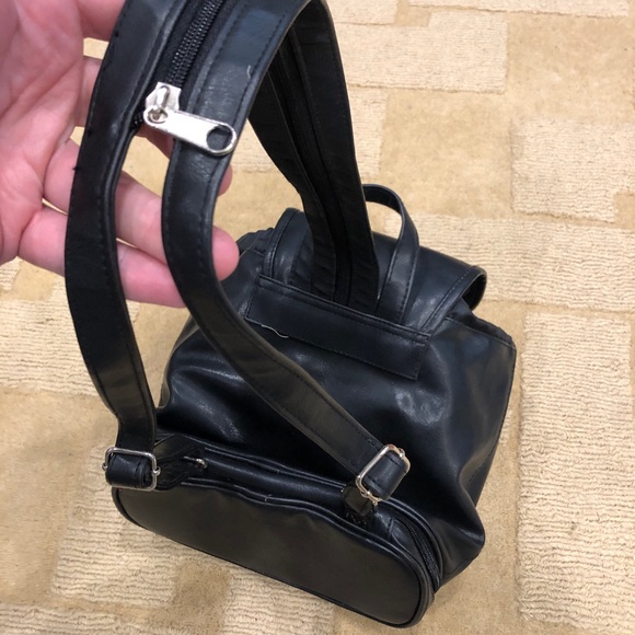Women’s Purse - Imitation Leather, Black - Picture 15 of 16